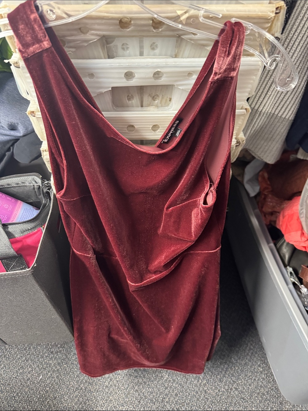 Express velvet dress M // 100207